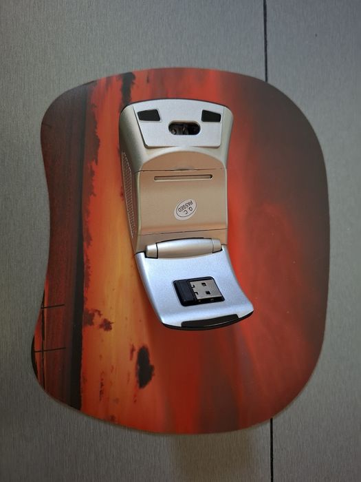 Mouse wireless pliabil+pad