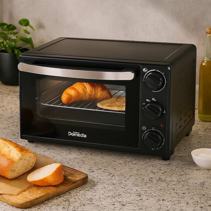 Електрическа фурна Domedia 20L, 1300W, 3 програми, черна