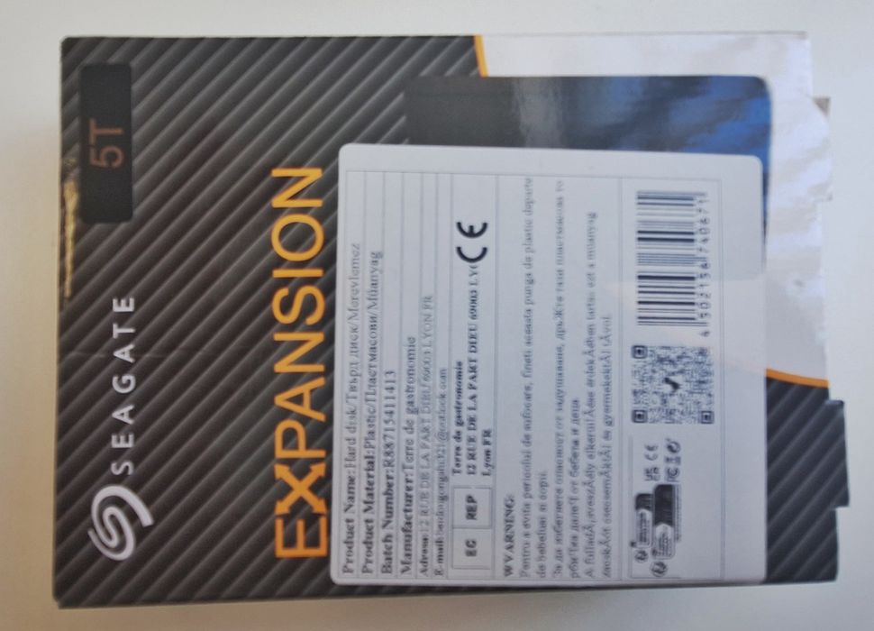 Външен хард диск  Seagate 5ТВ