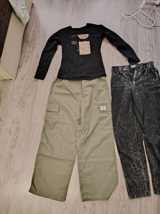 Сет от дънки, спортен панталон и блузка!