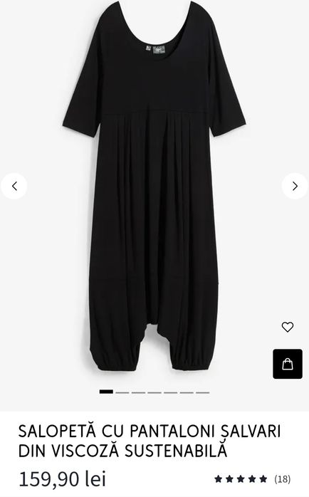 Salopeta cu pantaloni salvari