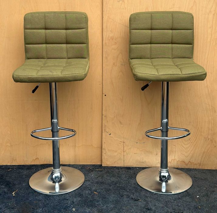 2 buc Scaun de Bar reglabil; Scaun de bar rotativ