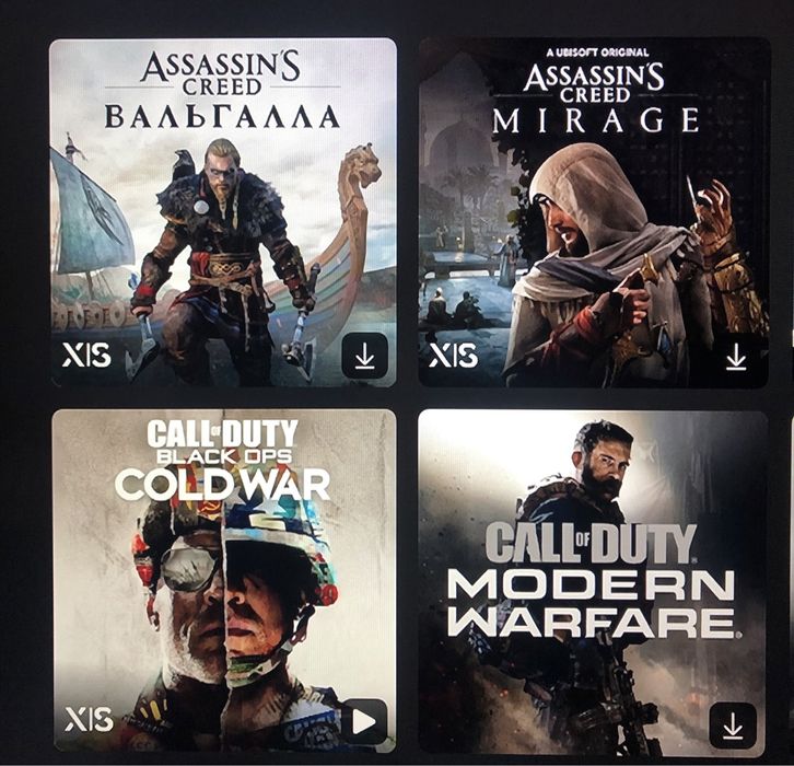 Игры для xbox one/series X/S/360