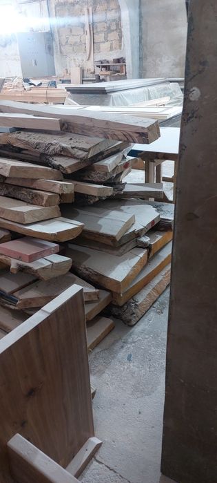 Доски карагач разной толщины