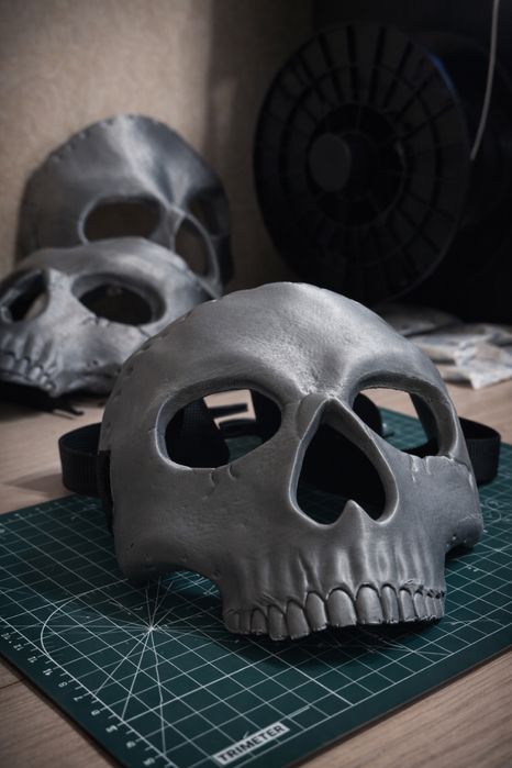 Маска ghost из ABS пластика