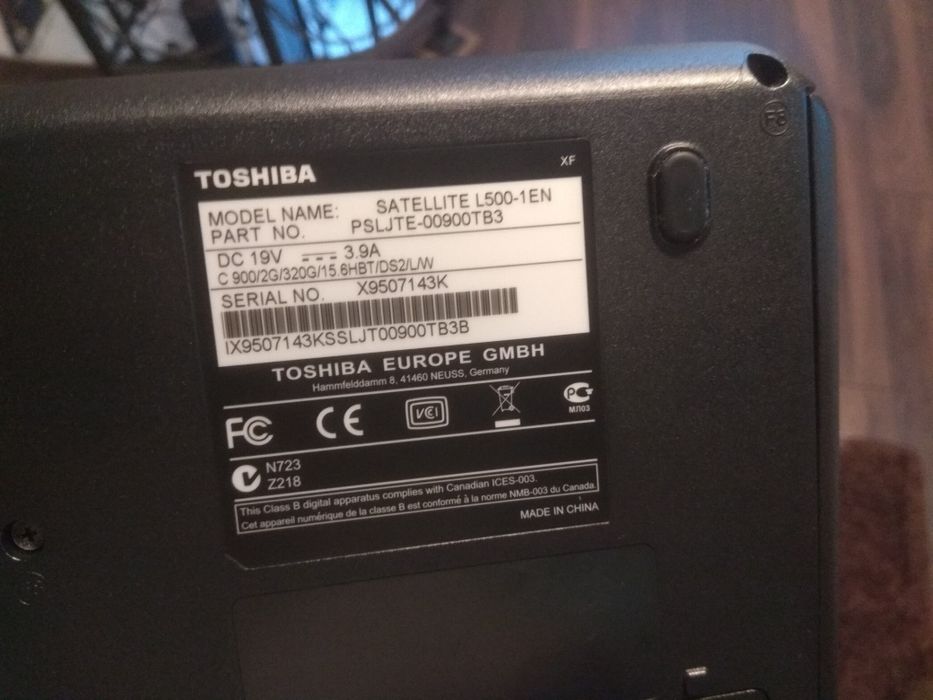 Лаптоп Toshiba satellite