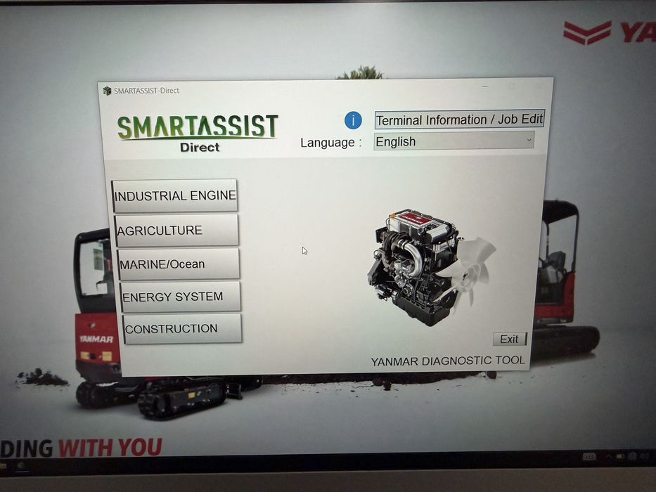 Tester/Diagnoza Yanmar+Laptop Panasonic CF-LX6 cu softul instalat