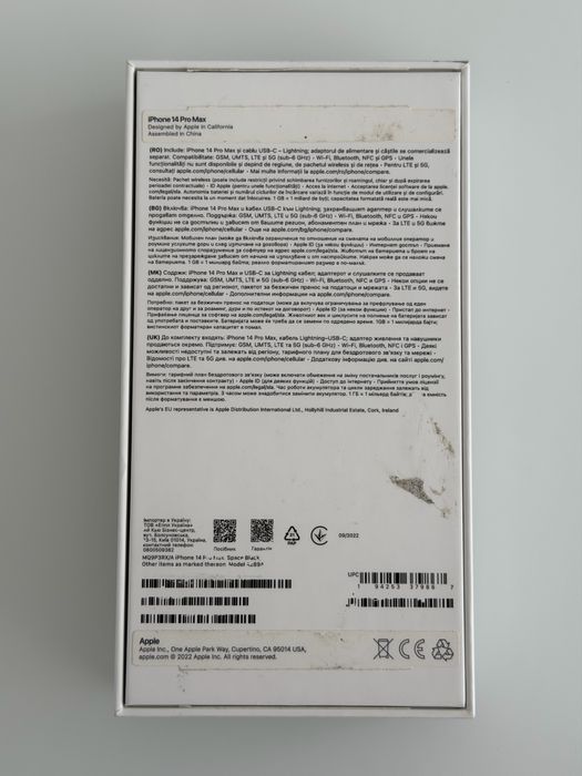 iPhone 14 Pro Max Space Black 256GB