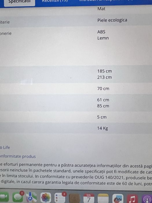 Masa masaj pliabila portabila Aveno Life Sofia