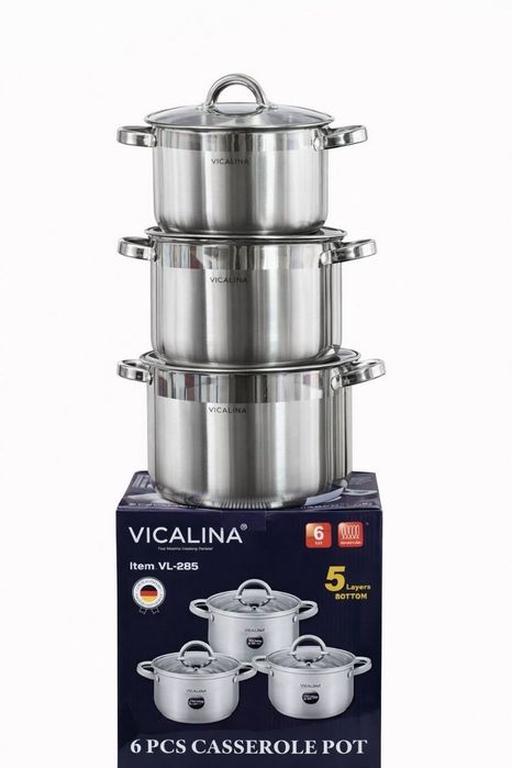 Кастрюли, набор кастрюли Vicalina