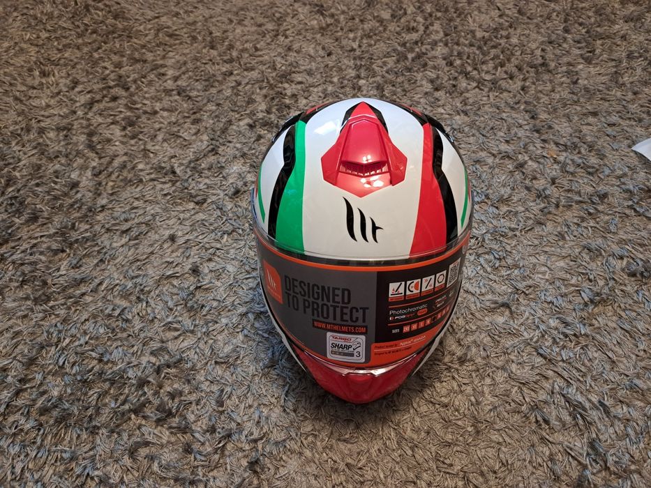 Casca moto integrala MT Targo Pro Sound Verde mărimea S, M, L, XL, 2XL