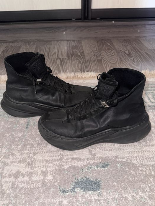 1017 ALYX 9SM - Canvas Black High Top Sneakers