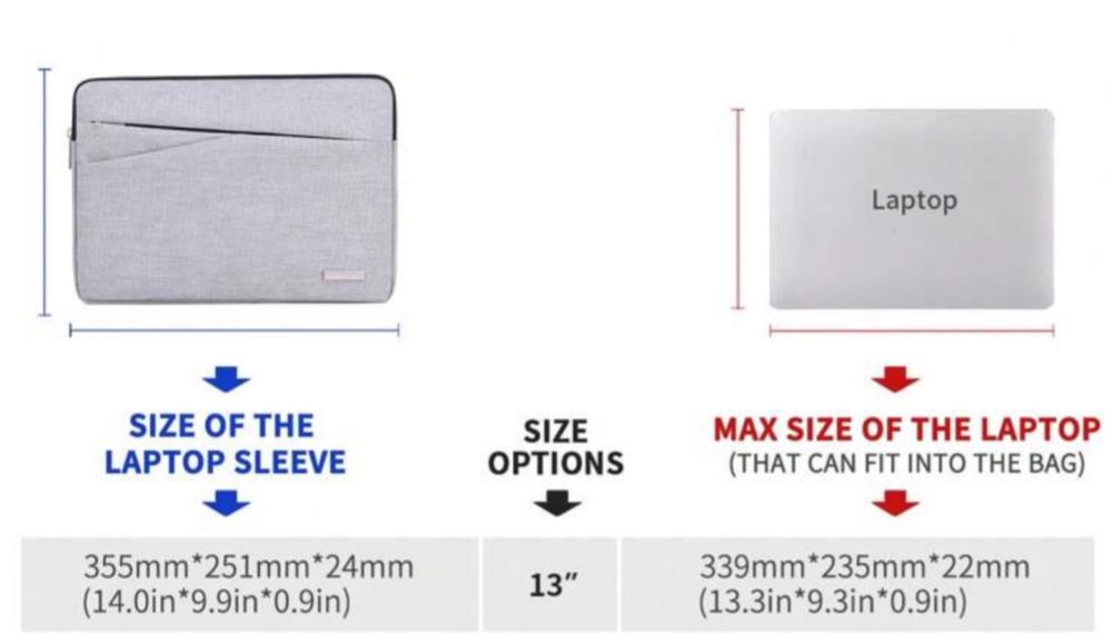 Калъф за лаптоп 13”