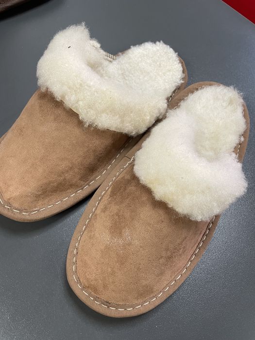 Домашни кожени чехли от естествена кожа