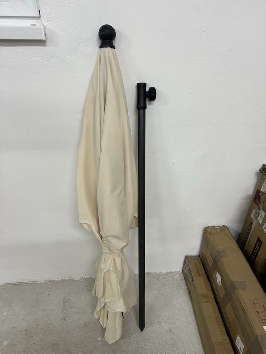 Правоъгълен градински чадър 200х125см, регулируема височина