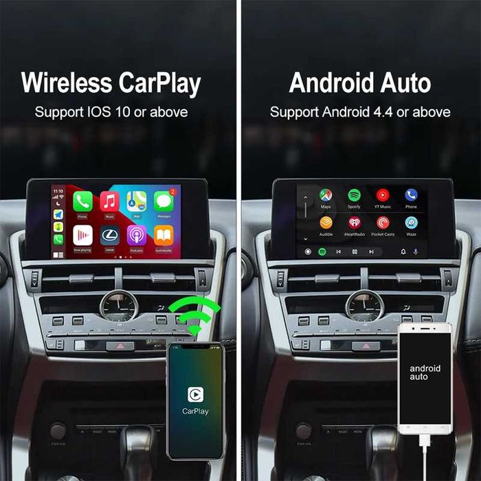 Modul Apple CarPlay Android Auto pentru Lexus IS CT ES NX RX GS RC