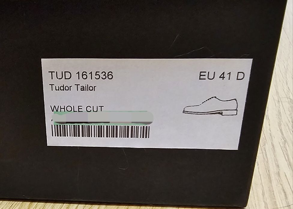 Pantofi Whole Cut Tudor Tailor