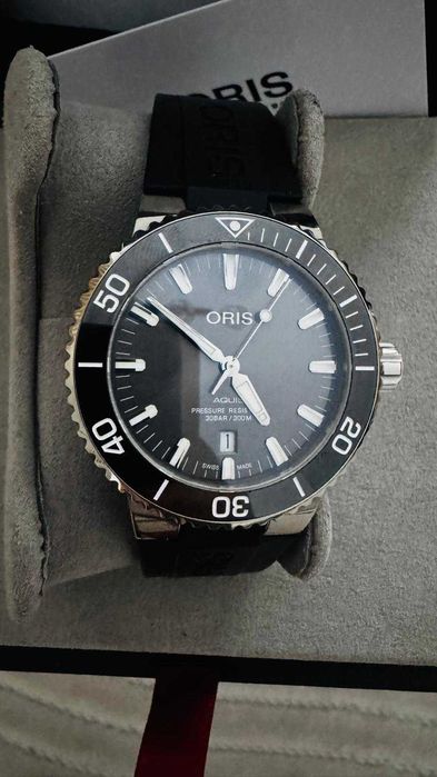 Ceas Oris Diving Aquis Titanium Date 43.5 mm