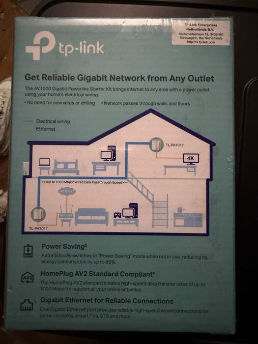 Powerline адаптер TP-LINK TL-PA7017 KIT