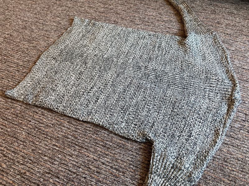 Cardigan/Blazer de dama tricotat si fara inchidere - marimea L