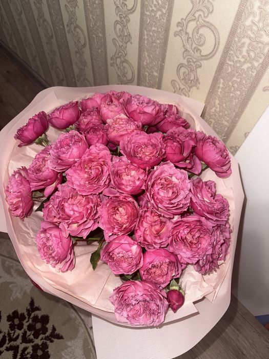 Букет Пионовидных роз от Romantic