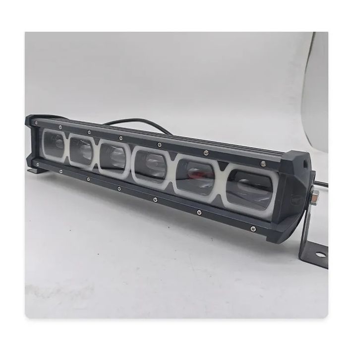 Bara LED Off-Road Profesionala cu DRL Galben si Lumina Alba rece / Galbena