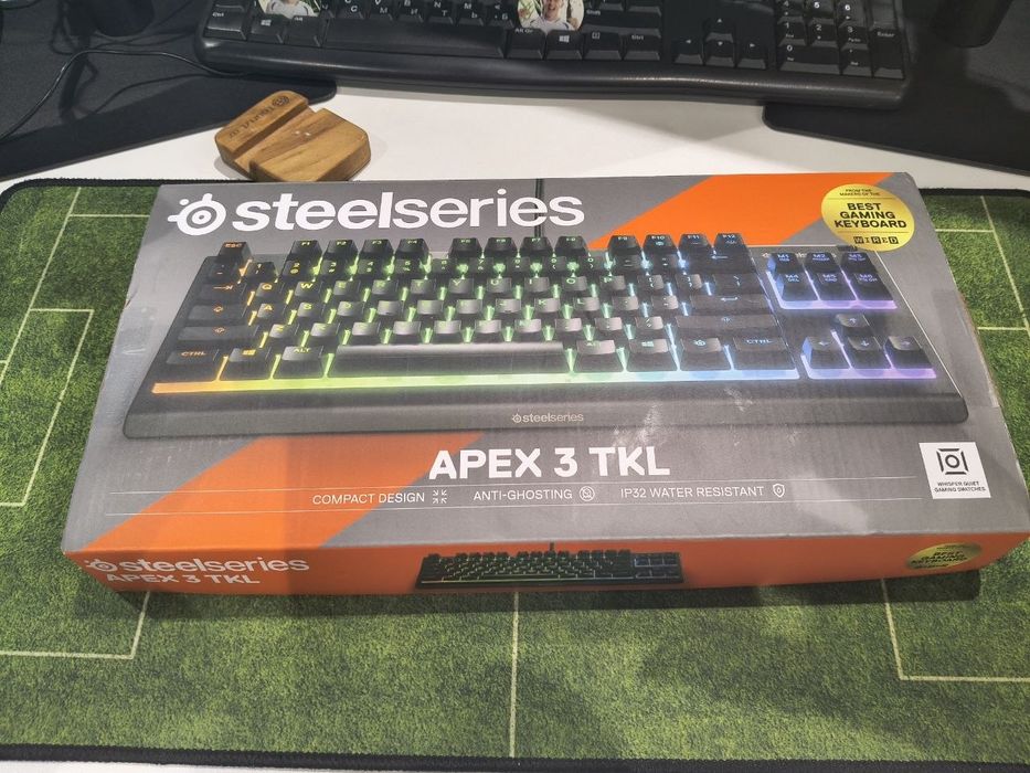 Steelseries Apex 3 TKL
Игровая Мембранная клавиатура 
Нов