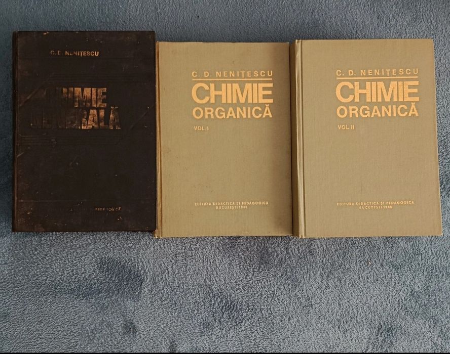 Tratat Chimie Organică (2 vol) + Chimie Generală - C.D. Nenițescu