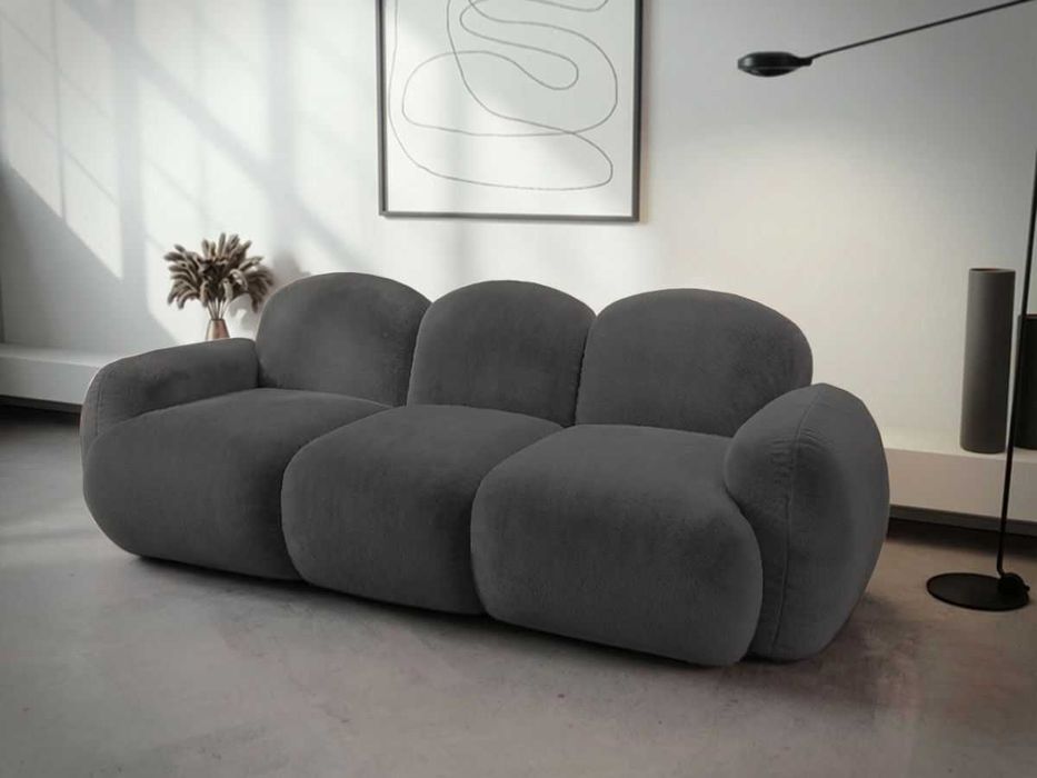 Canapea bubble Zenvia plusata antracit - Transport Gratuit