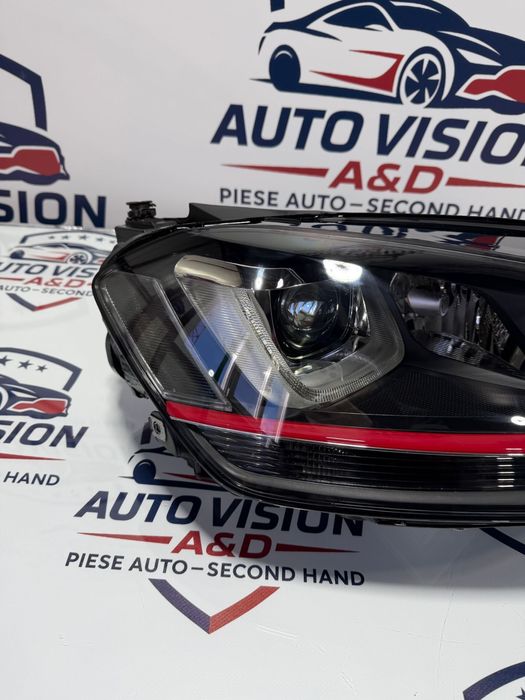 Far Dreapta Xenon/Led Complet 3 Calculatoare Vw Golf 7 GTI Non FL
