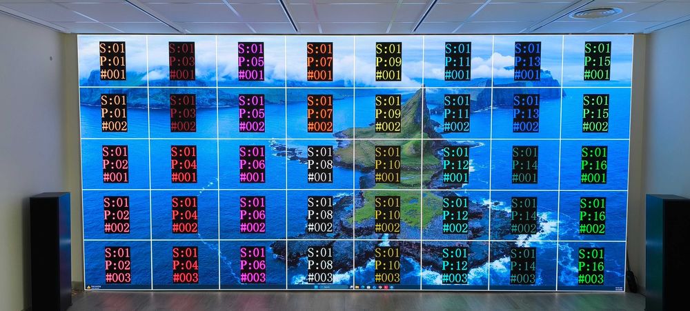 Професионална LED стена за закрити помещения с 1,25мм между-пискелово разстояние