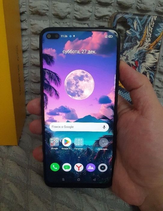 Realme 6 Pro Xotirasi 8/128GB Rangi Blue Holati yaxshi Zo'r Karobkali