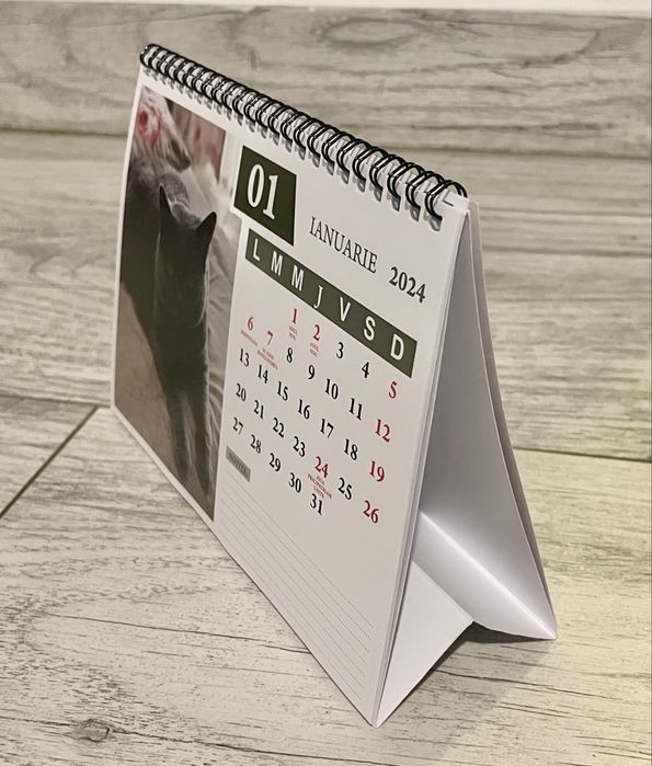 Calendare personalizate cu poze 12 luni