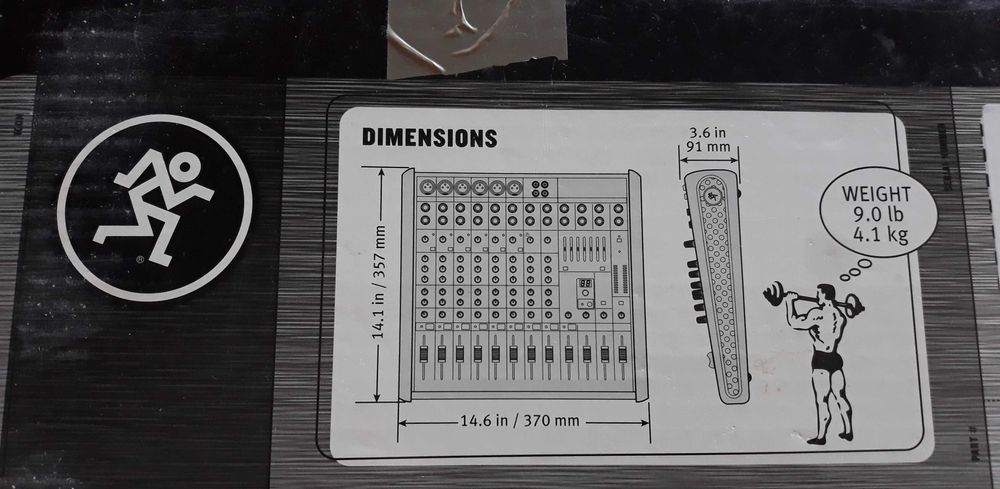 Продавам професионален 12-канален миксер Mackie ProFX12 с USB