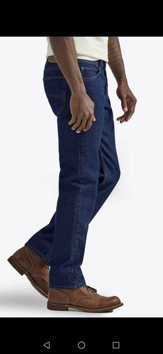 Джинсы Lee regular fit.р.-34/32 и 36/32.