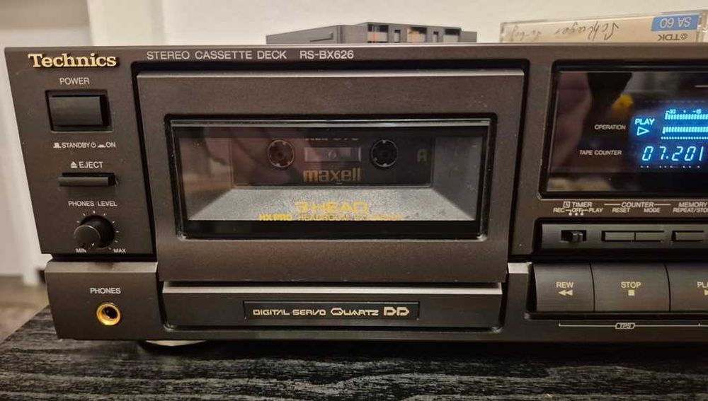 Casetofon Deck TECHNICS RS BX 626 impecabil... made in japan.
