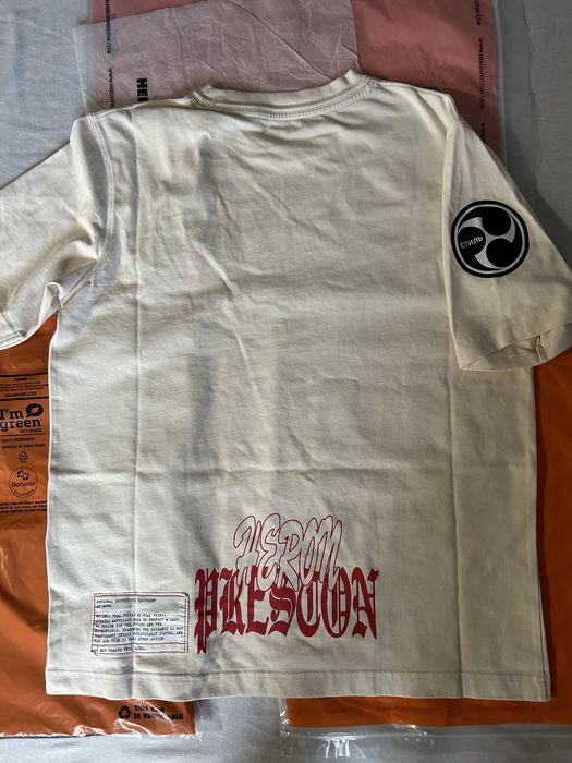 Heron Preston Flaming Skull T-shirt
