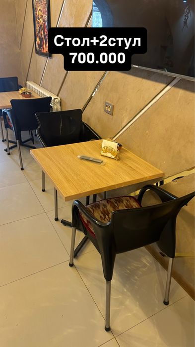 Кафе учун мебеллар