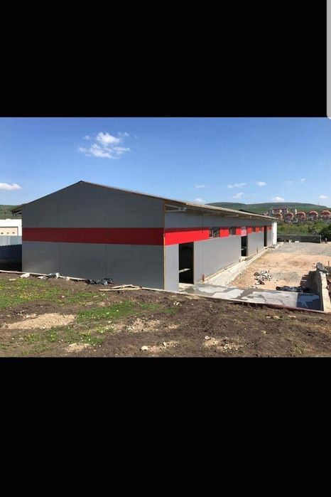 Vând hala pe structura metalica asigurăm montaj și transport