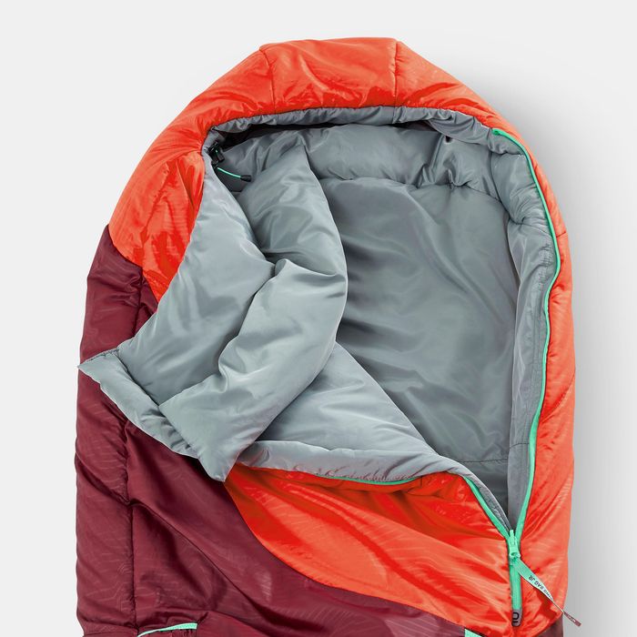 Sac de dormit 0°c portocaliu copii - No - produs resigilat Decathlon