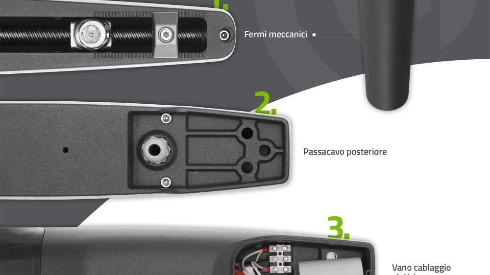Kit automatizare poarta batanta Tethys ultra kit, max.3m/aripa