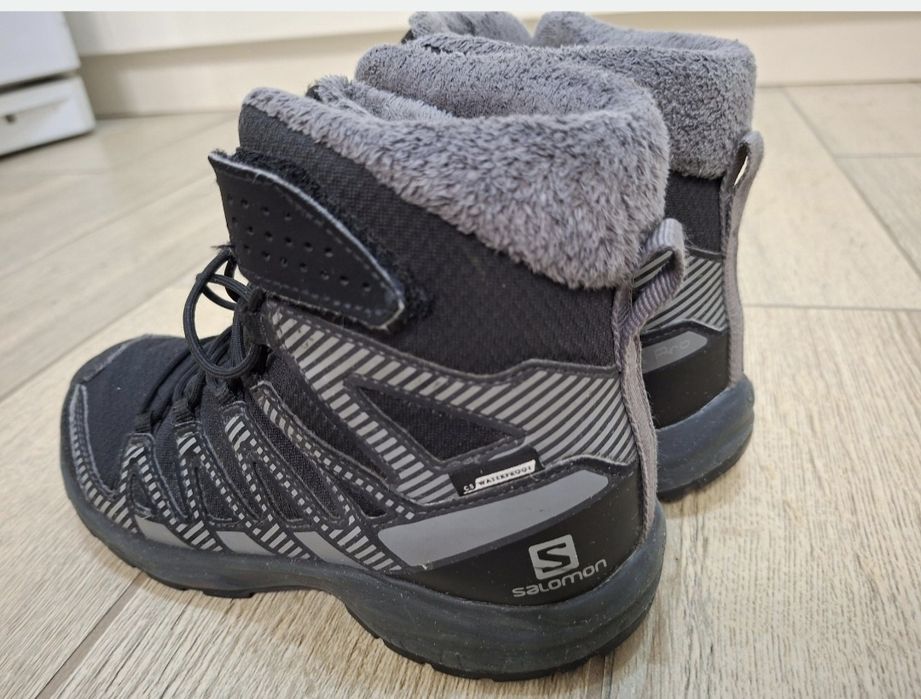 Детски Зимни Обувки Salomon Shoes Xa Pro V8 Winter Cswp J Black/Phan