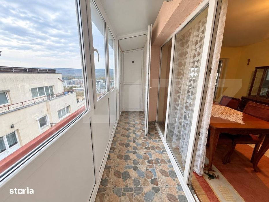 Apartament 2 camere, 56mp, terasa 51mp, balcon, geam la baie, VIVO
