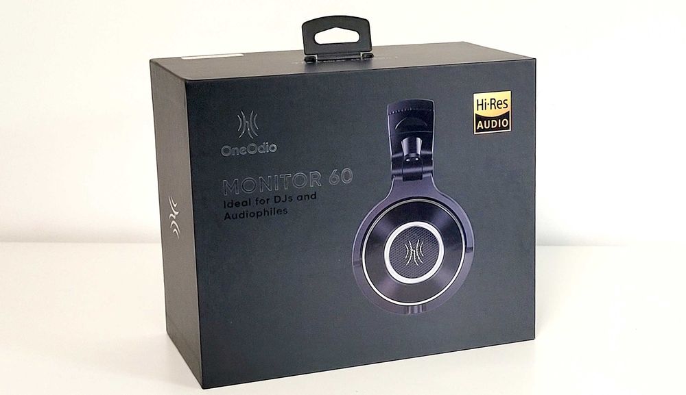 Căști profesionale de studio OneOdio Monitor 60 - Hi-Res Audio (Noi,  în cutie)