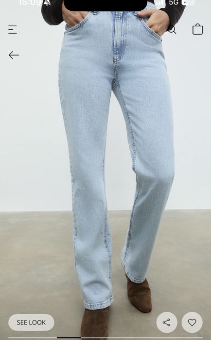 Дънки с права кройка