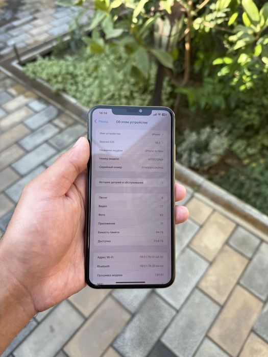 Iphone XS MAX Ayfon XS MAX 64gb GOLD ideal ochilmagan OBMEN FAQAT XSga