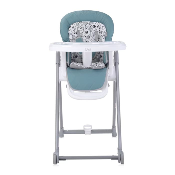 Столче за хранене Lorelli Party Arctic Blue Leather