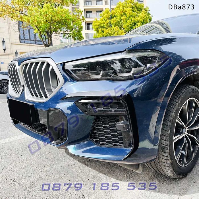 Тунинг сплитер добавки предна броня BMW X6 G06 M 19-22 бмв х6 г06
