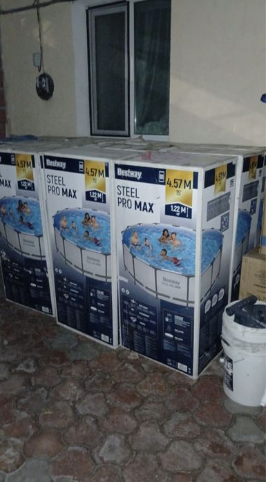 Бассейн 4.57*122 каркасный