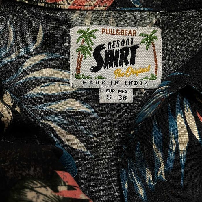 Рубашка гавайка Pull&Bear
